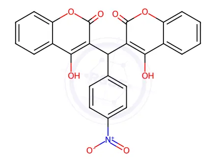 Chemical structure of Acenocoumarol Impurity 9