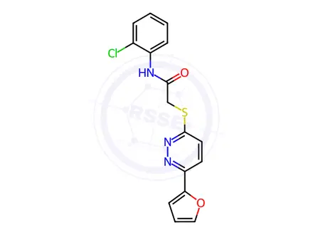 Chemical structure of N-(2-Chlorophenyl)-2-((6-(furan-2-yl)pyridazin-3-yl)thio)acetamide