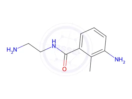 Chemical structure of 3-Amino-N-(2-aminoethyl)-2-methylbenzamide