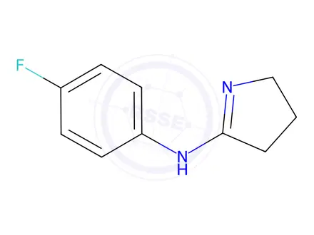 Chemical structure of N-(4-fluorophenyl)-3,4-dihydro-2H-pyrrol-5-amine