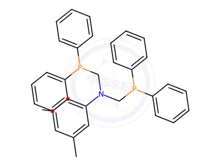 Chemical structure of N,N-Bis[(diphenylphosphino)methyl]-3,5-dimethylbenzenamine