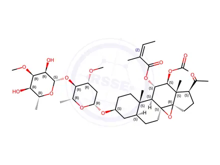 Chemical structure of Tenacissoside G