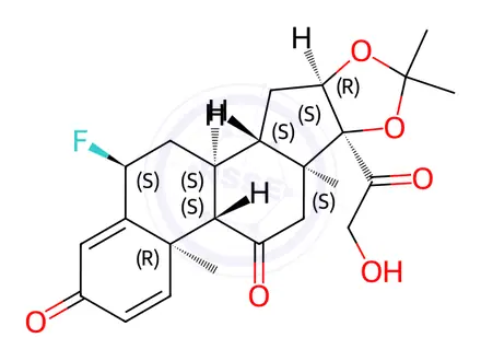 Chemical structure of 11-Keto Flunisolide