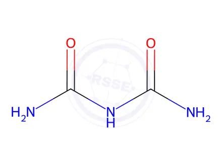 Chemical structure of Biuret