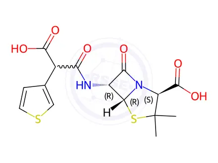 Chemical structure of Temocillin Impurity 22