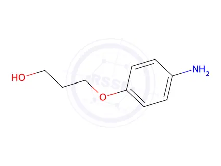 Chemical structure of 3-(4-aminophenoxy)propan-1-ol
