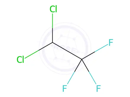 Chemical structure of DICHLOROTRIFLUOROETHANE