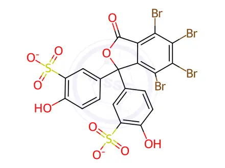 Chemical structure of Bromosulfalein