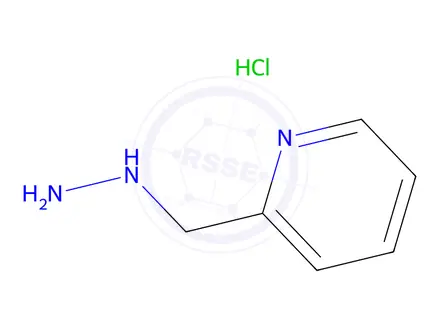 Chemical structure of 2-(Hydrazinylmethyl)pyridine hydrochloride