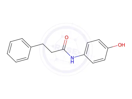 Chemical structure of N-(4-Hydroxyphenyl)-3-phenylpropanamide