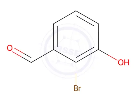Chemical structure of 2-Bromo-3-hydroxybenzaldehyde