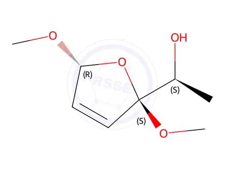Chemical structure of DL-1-(2,5-DIMETHOXY-2,5-DIHYDROFURAN-2-YL)ETHANOL