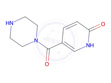 Chemical structure of 5-(Piperazine-1-carbonyl)-1,2-dihydropyridin-2-one
