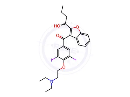 Chemical structure of Amiodarone Impurity 22(Hydrochloride)