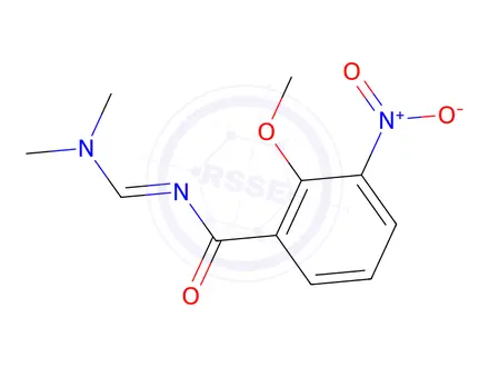Chemical structure of N-((Dimethylamino)methylene)-2-methoxy-3-nitrobenzamide