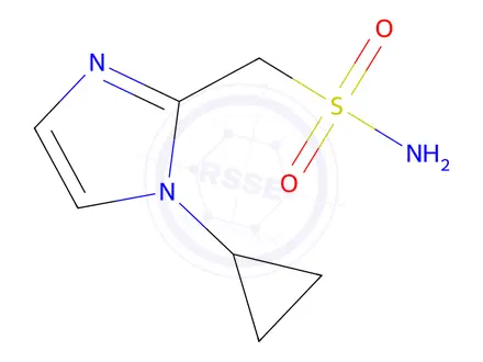 Chemical structure of (1-Cyclopropyl-1h-imidazol-2-yl)methanesulfonamide