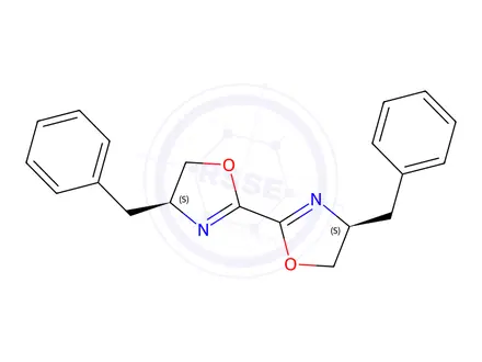 Chemical structure of 2,2'-BIS[(4S)-4-BENZYL-2-OXAZOLINE]