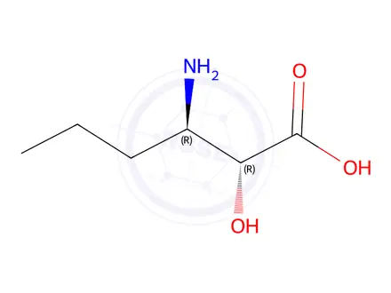 Chemical structure of (2R,3R)-3-Amino-2-hydroxyhexanoicacid