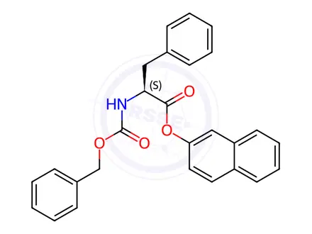 Chemical structure of Z-L-PHENYLALANINE 2-NAPHTHYL ESTER