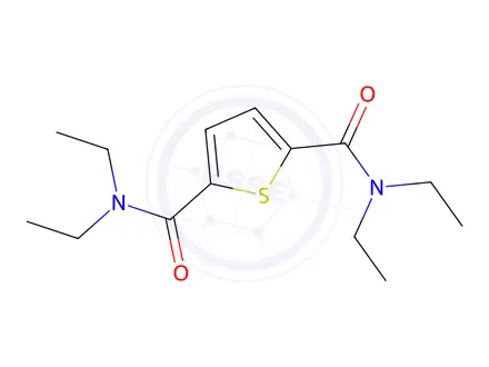 Chemical structure of N,N,N',N'-Tetraethylthiophene-2,5-Dicarboxamide