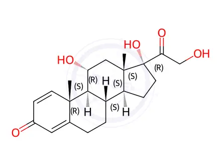 Chemical structure of 11-epi-Prednisolone