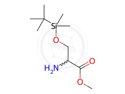 Chemical structure of Methyl O-(tert-butyldimethylsilyl)-D-serinate