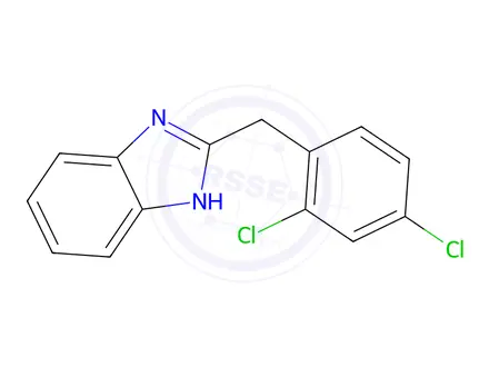 Chemical structure of 2-(2,4-Dichlorobenzyl)-1H-benzo[d]imidazole