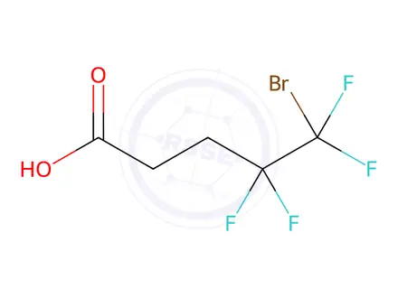 Chemical structure of 5-Bromo-4,4,5,5-Tetrafluoropentanoic Acid
