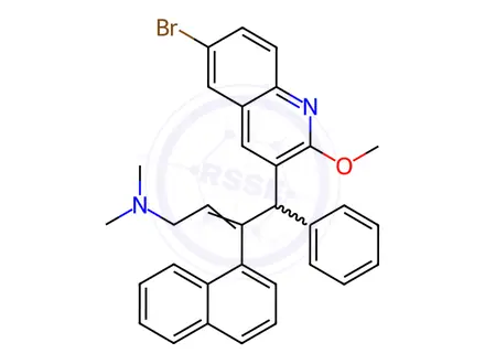 Chemical structure of Bedaquiline Impurity 99