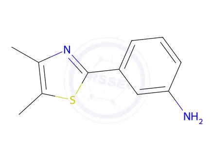 Chemical structure of 3-(4,5-DIMETHYL-THIAZOL-2-YL)-PHENYLAMINE