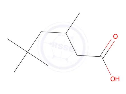 Chemical structure of 3,5,5-trimethylhexanoic acid, compound with 2,2'-iminodiethanol (1:1)