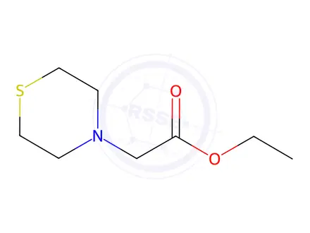 Chemical structure of Ethyl thiomorpholin-4-ylacetate