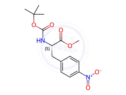 Chemical structure of N-Boc-4-nitro-L-phenylalanine Methyl Ester