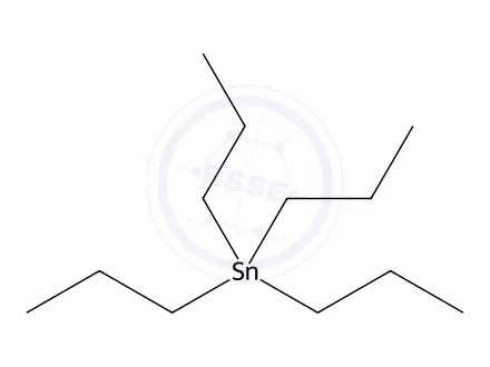 Chemical structure of Tetra-n-propyltin