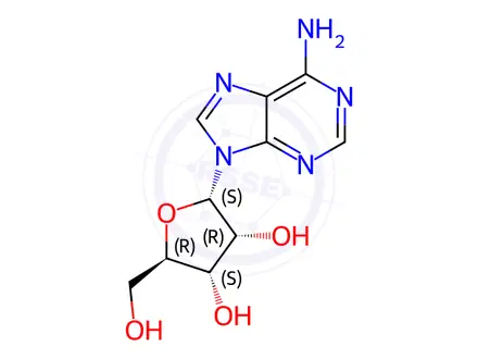 Chemical structure of Alpha-Adenosine