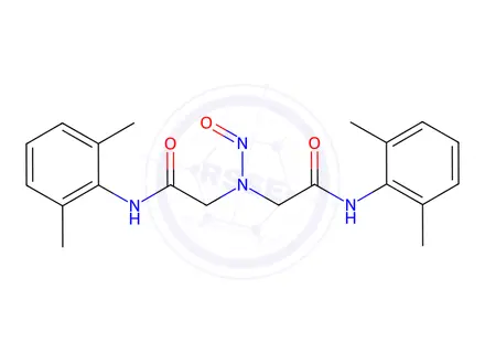 Chemical structure of N-Nitroso Lidocaine EP Impurity E