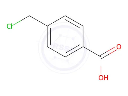 Chemical structure of 4-(Chloromethyl)benzoic acid