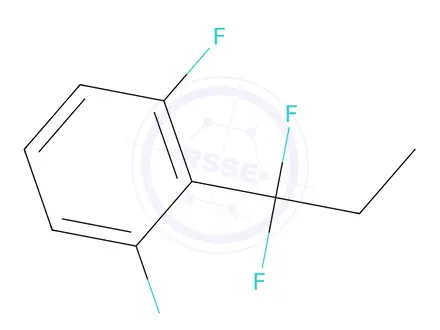 Chemical structure of 2-(1,1-Difluoropropyl)-1,3-difluorobenzene