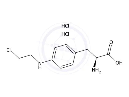 Chemical structure of Melphalan-Impurity C (Dihydrochloride Salt)