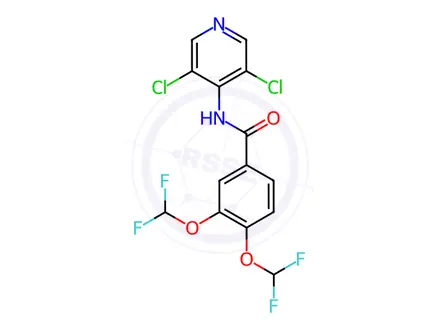 Chemical structure of Roflumilast Impurity H