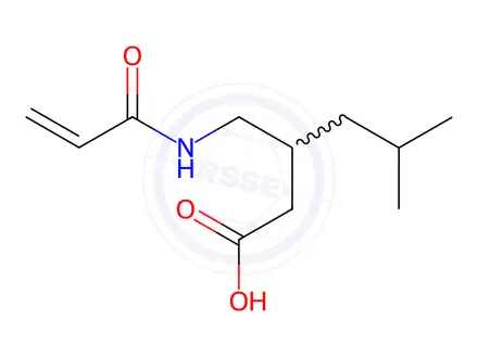 Chemical structure of rac-Pregabalin?N-Acrylamide