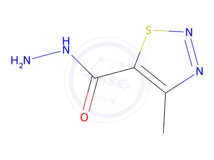 Chemical structure of 4-Methyl-1,2,3-thiadiazole-5-carbohydrazide