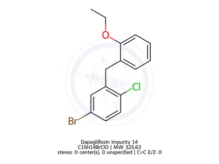Chemical structure of Dapagliflozin Impurity 432