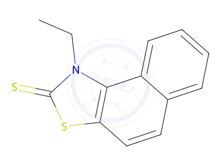 Chemical structure of 1-Ethylnaphtho[1,2-d]thiazole-2(1H)-thione