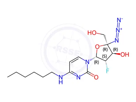 Chemical structure of Azvudine Impurity 30