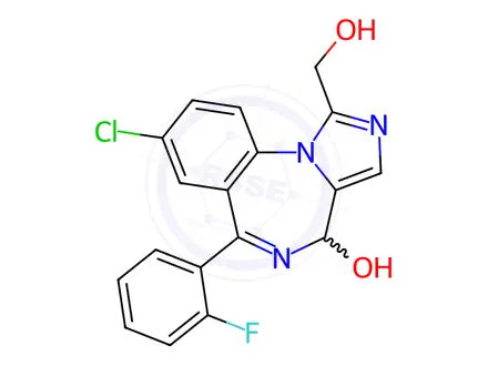 Chemical structure of 1′,4-Dihydroxy Midazolam