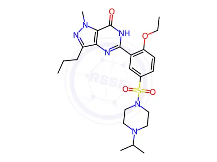 Chemical structure of Sildenafil Citrate Impurity 182