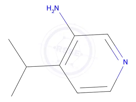 Chemical structure of 3-Pyridinamine, 4-(1-methylethyl)-