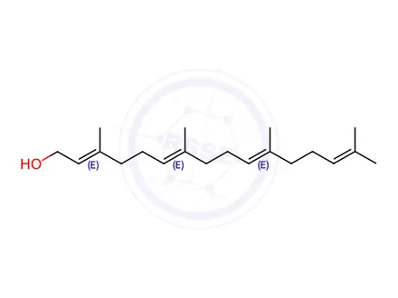 Chemical structure of Geranylgeraniol