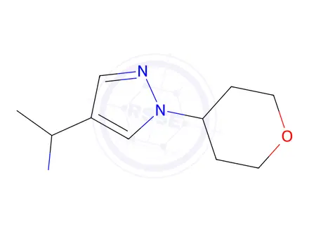Chemical structure of 1-[1-(oxan-4-yl)-1h-pyrazol-4-yl]ethan-1-amine
